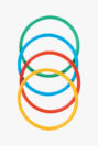 Cercles ø 36 cm - lot de 4
