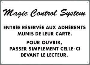 Pancarte sérigraphiée M.C.S.