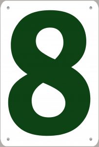 Numéro classique vert