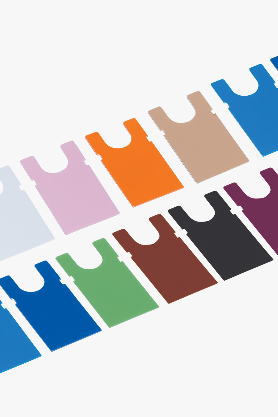 Contre plaque de couleur blanche