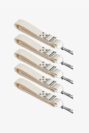 Lot de 5 régulateurs coton - gamme prestige